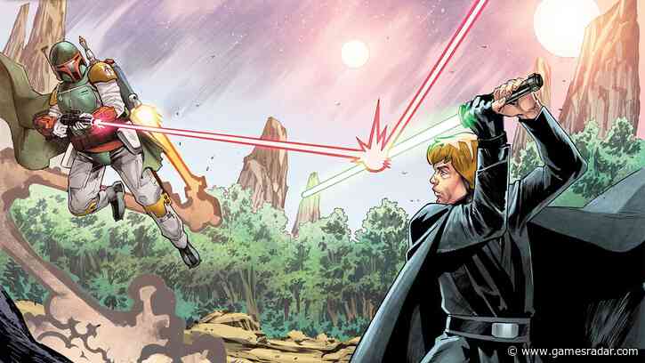 Star Wars: Galaxy's Edge gets a Marvel tie-in comic featuring Luke Skywalker, Princess Leia, Chewie, Boba Fett, Darth Vader, and more that sets up the new story of the Disney attraction