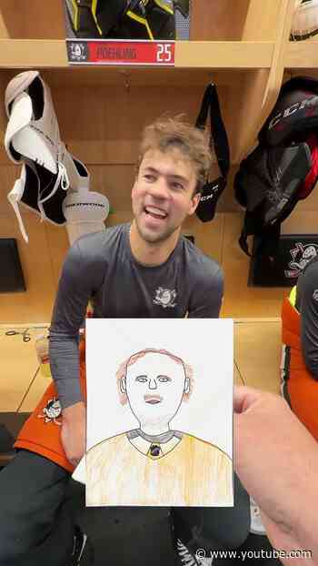 NHL Players Guess Their Teammates from Kids Drawings