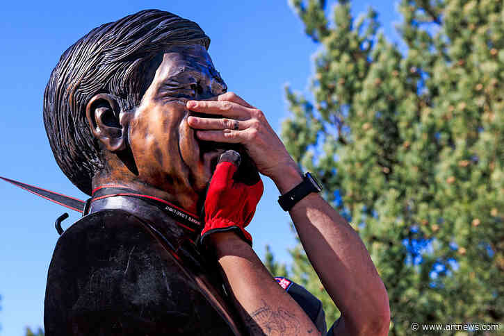 Cesar Chavez Mural Painted Over in San Francisco Amid Growing Fallout from Abuse Allegations