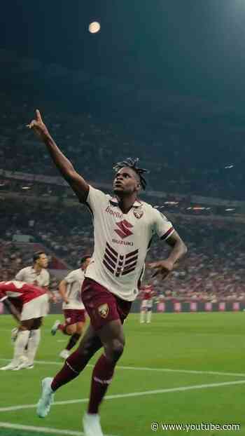 Quell'incornata di Duvan in #MilanTorino 😈🐂  #seriea #zapata