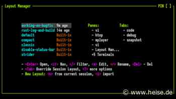 Jetzt auch für Windows: Terminal-Multiplexer Zellij 0.44.0 erschienen
