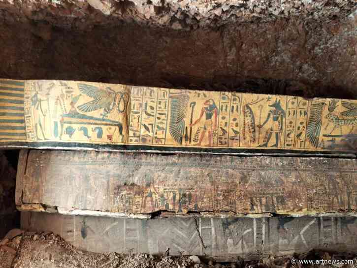 Egyptian Archeologists Find 3,000-Year-Old Coffins of Temple Chanters in Luxor