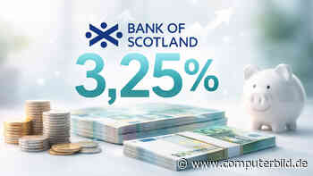Zins-Kracher bei der Bank of Scotland: 3,25 Prozent aufs Tagesgeld
