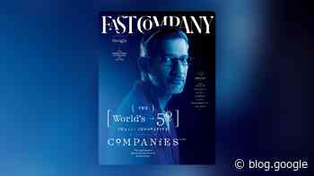 Google ranks #1 on Fast Company’s Most Innovative Companies list.