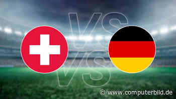 Schweiz gegen Deutschland live im TV und Stream sehen