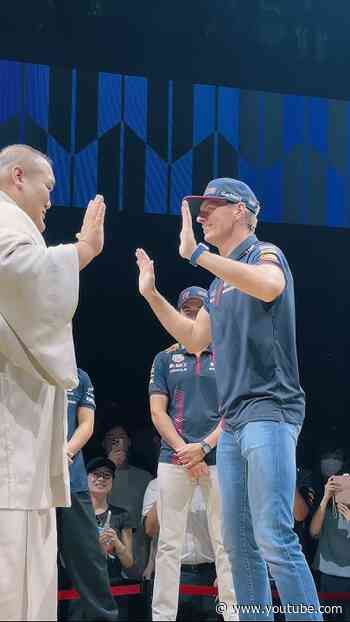 We're all Sumo fans now 🤼 #F1 #RedBullRacing