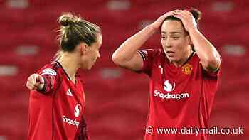 Man United 2-3 Bayern Munich: Pernille Harder returns to haunt Marc Skinner's side as Reds face daunting return trip to Germany in Women's Champions League quarter-final