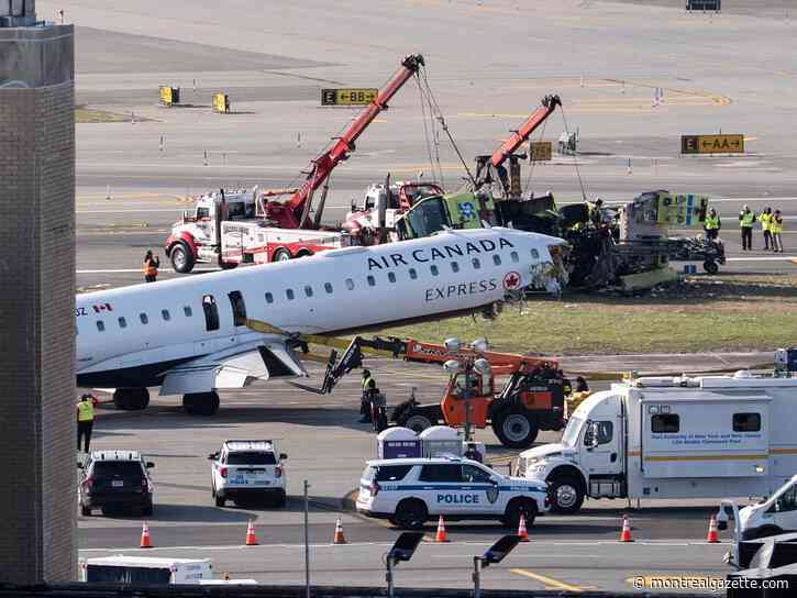 Air Canada moves to secure aircraft after fatal crash; four remain hospitalized