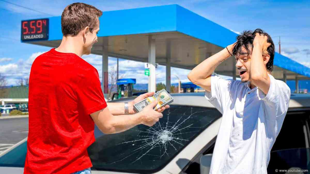 Hitting Peoples Cars, Then Giving $1,000