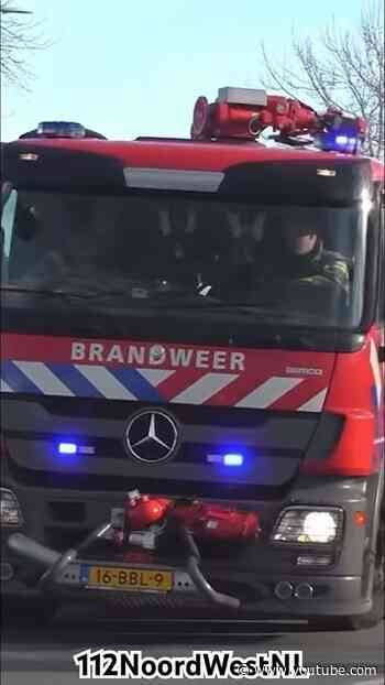 Brandweer Amstelveen en Landsmeer onderweg naar een Grote Brand in Amsterdam #einsatz #brandweer