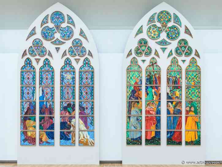 Claire Tabouret’s Stained-Glass Windows for Notre-Dame Divide French Society, with a Legal Threat Looming