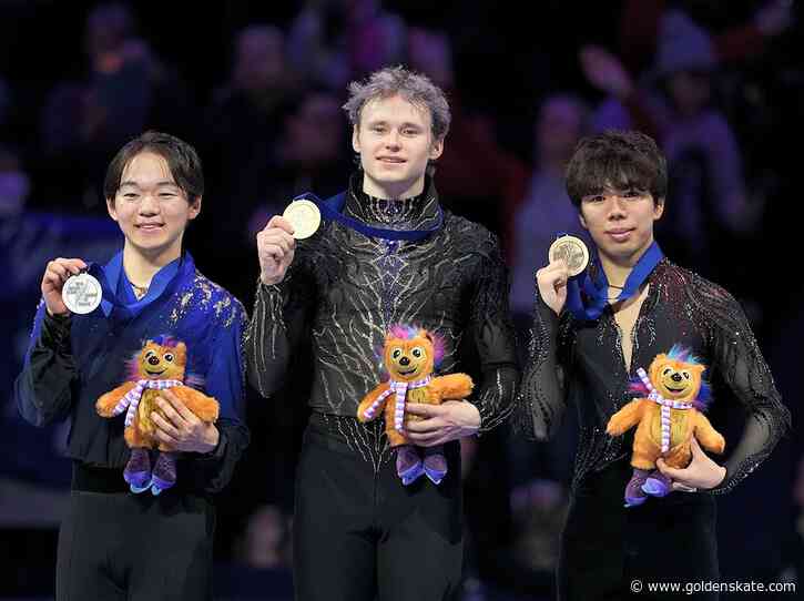 Ilia Malinin claims third World title after Olympic disaster