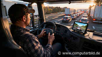 Zocken im Cockpit: Lkw-Fahrer baut kuriosen Zeitvertreib für den Stau