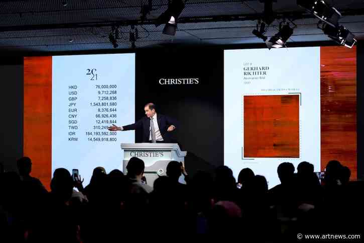 Hong Kong Marquee Art Sales Total $164.9 M., Up 18 Percent From Equivalent 2025 Auctions