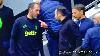 The furious touchline row Roberto De Zerbi had at Tottenham that insiders thought had scuppered any chances of becoming manager