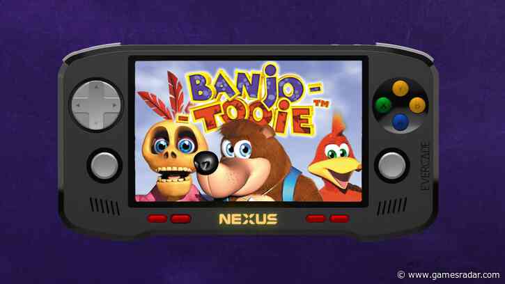 "Best-in-class emulation from over five decades of gaming" - The Evercade Nexus is a brand new cartridge-based handheld with thumbsticks, local multiplayer support, and a bonus N64 Banjo-Kazooie collection
