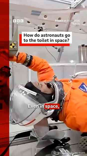 How do astronauts go to the toilet in space? #ArtemisII #BBCNews