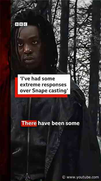 "I've had some extreme responses over Snape casting", actor Paapa Essiedu has said. #BBCNews