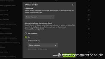 Auto Shader Compilation (Beta): Nvidia lässt Shader jetzt auf Wunsch im Hintergrund erstellen