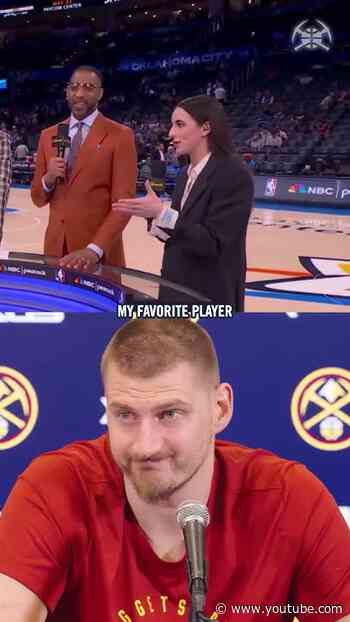 Caitlin is a true ball knower #nba #wnba #caitlinclark #nikolajokic