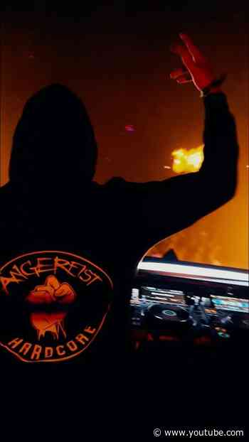 Incoming at Masters of Hardcore. Hectic vibes at both sets 🔥🔥 #angerfist #mastersofhardcore