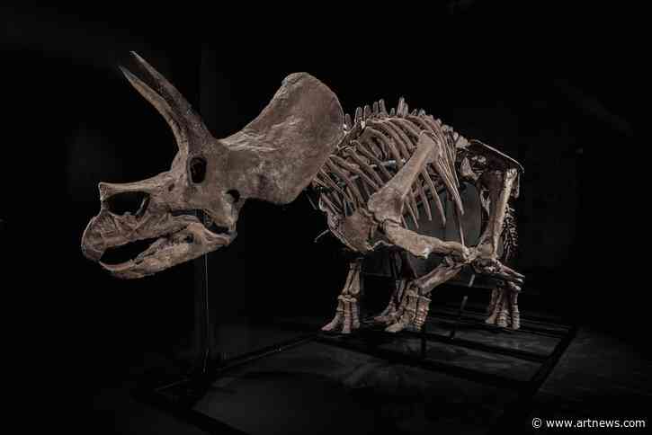 The $5.5 M. Online Sale of a Triceratops on Pharrell’s Auction Platform Joopiter Says A Lot About Where the Market Is Headed