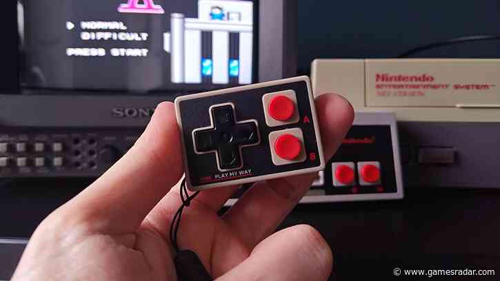 No, this thumb-sized NES controller isn't an April Fools gag, and I'm staggered by how accurate it feels