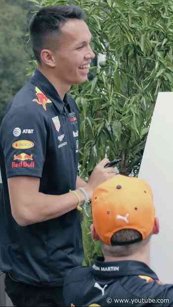 Can confirm Max still can't draw 🤣 #F1 #RedBullRacing