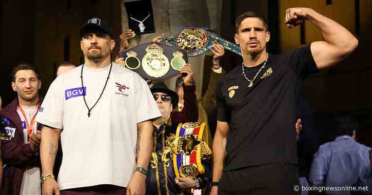 Oleksandr Usyk vs Rico Verhoeven live scorecard and fight result