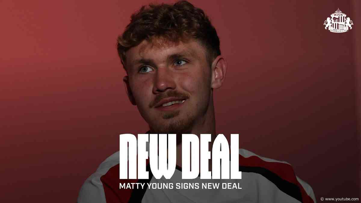 "I'm absolutely delighted" | Matty Young Signs New Deal | Interview