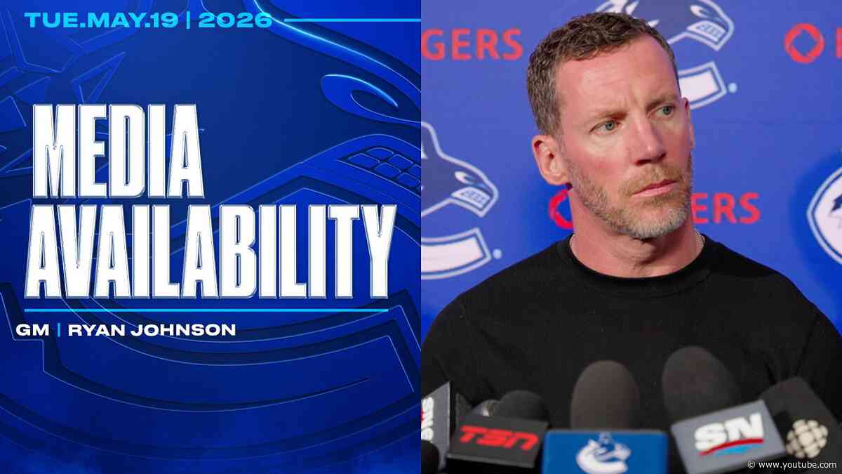 G.M. Ryan Johnson Media Availability following the departure of Head Coach Adam Foote (May 19, 2026)
