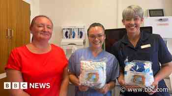 The paramedic giving nappies to new mums with surprise deliveries