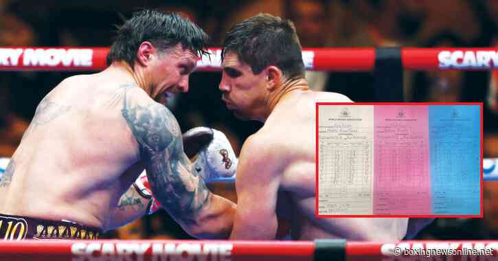 Official scorecards revealed for Usyk vs Rico Verhoeven after controversial 11th round stoppage