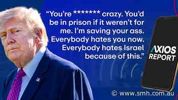 Trump unleashes verbal tirade at Israeli prime minister