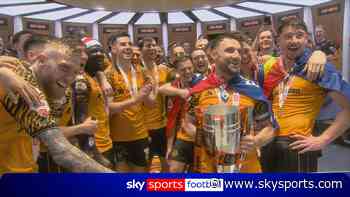 Hull captain delivers emotional dressing-room speech after play-off final win