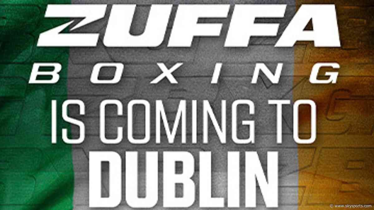 Zuffa Boxing announces historic first Dublin show