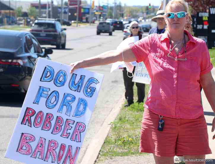 Ford protesters stick to issues