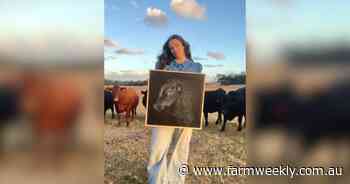 Painting cattle on canvas: Lara shares life in Albany to a growing audience