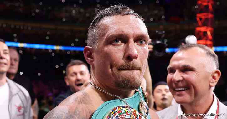Oleksandr Usyk’s next opponent officially ordered less than two weeks on from Verhoeven fight