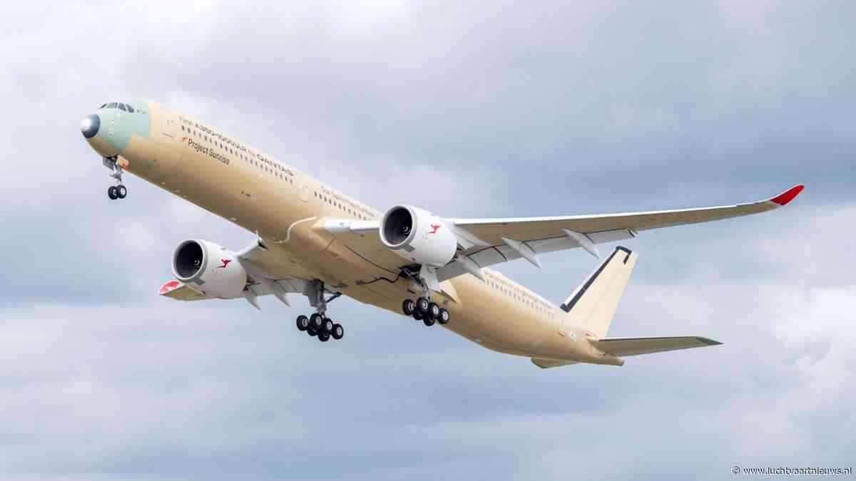 Airbus A350-1000ULR voor de eerste keer de lucht in