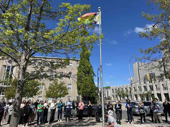 Queen’s University hosts inaugural Pride flag-raising ceremony