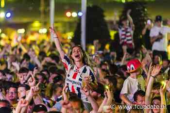 Willem II-fans worden onwel bij huldiging in Tilburg