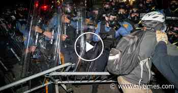 Another Night of Violent Protests Outside a Newark ICE Detention Center
