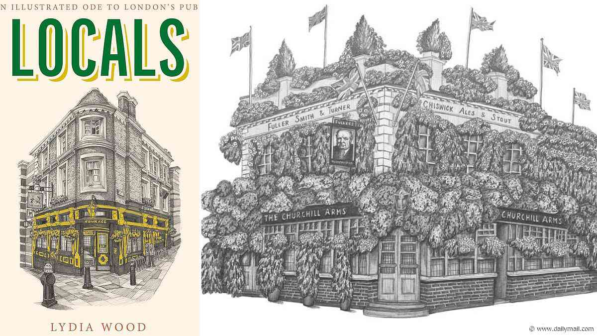 Her challenge was to draw every boozer in London... but has your local made the cut?