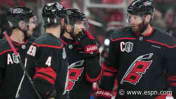 Hertl caps rally in third as Knights swipe Game 1