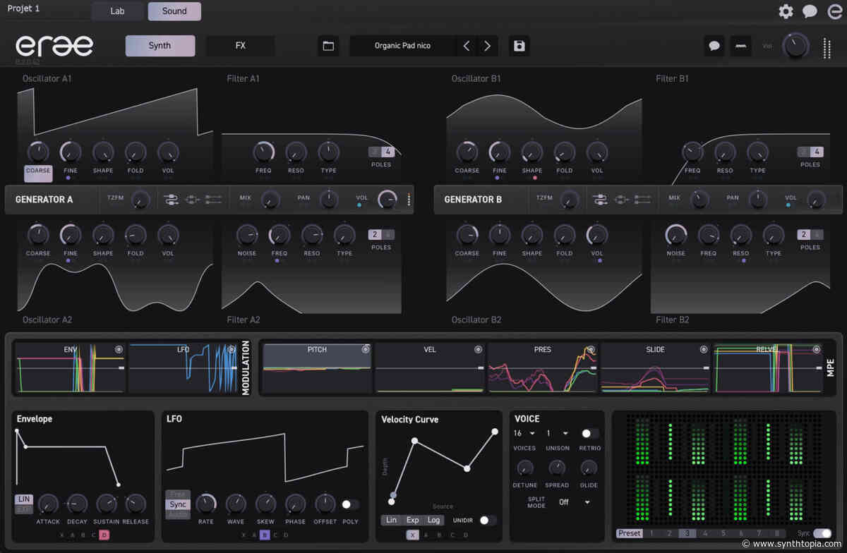 Embodme Intros ERAE Sound, ‘First Synth Designed For An Expressive Surface’