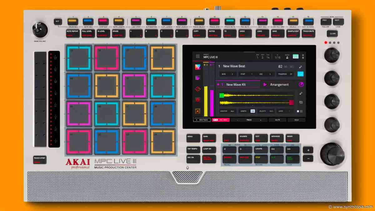 Akai Pro Intros MPC Live III Retro