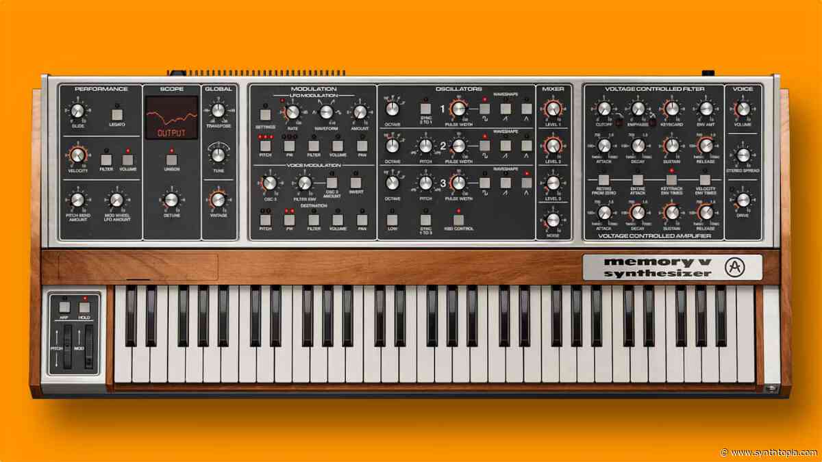 Arturia Memory V Brings The Moog Memorymoog To Your DAW