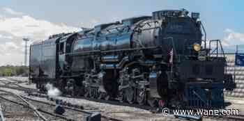 Historic 'Big Boy' locomotive chugs toward the Summit City