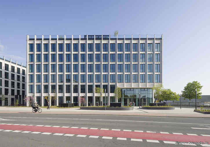 Zwei Würfel, drei Versicherer - Bürokomplex von caspar. in Düsseldorf